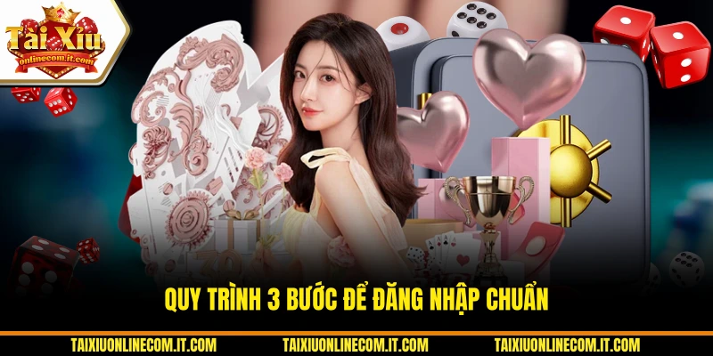 Quy trình 3 bước để đăng nhập chuẩn 